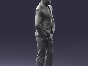 man in brown shoes and jeans 0377 3D Model
