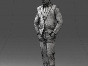 man in brown shoes and jeans 0377 3D Model