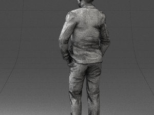 man in brown shoes and jeans 0377 3D Model