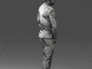 man in brown shoes and jeans 0377 3D Model