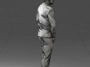 man in brown shoes and jeans 0377 3D Model