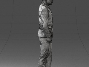 man in brown shoes and jeans 0377 3D Model