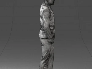 man in brown shoes and jeans 0377 3D Model