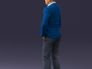 man in brown shoes and jeans 0377 3d print ready 3D printmodel