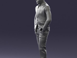 man in brown shoes and jeans 0377 3d print ready 3D printmodel
