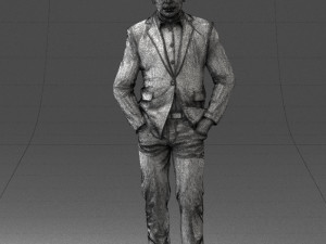 man in brown shoes and jeans 0377 3d print ready 3D printmodel