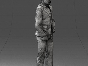 man in brown shoes and jeans 0377 3d print ready 3D printmodel