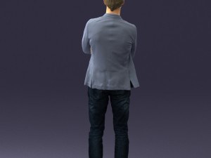 guy in jeans and blue jacket 0374 3d print ready 3D प्रिंट मॉडल