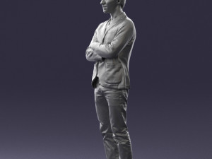 guy in jeans and blue jacket 0374 3d print ready 3D प्रिंट मॉडल
