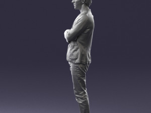 guy in jeans and blue jacket 0374 3d print ready 3D प्रिंट मॉडल