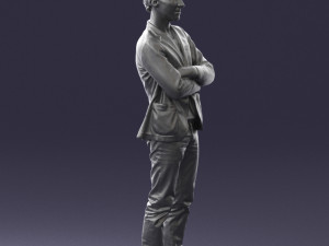 guy in jeans and blue jacket 0374 3d print ready 3D प्रिंट मॉडल
