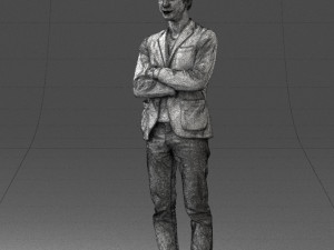 guy in jeans and blue jacket 0374 3d print ready 3D प्रिंट मॉडल