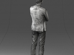 guy in jeans and blue jacket 0374 3d print ready 3D प्रिंट मॉडल
