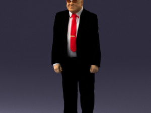 man in a silver suit 0371 3D 모델