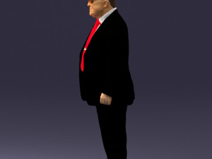 man in a silver suit 0371 3D 모델