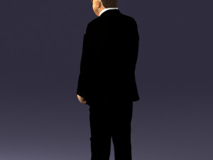 man in a silver suit 0371 3D 모델