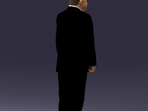 man in a silver suit 0371 3D 모델