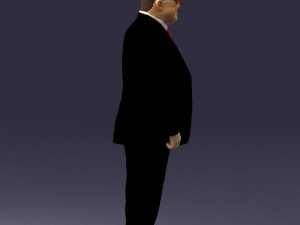man in a silver suit 0371 3D 모델