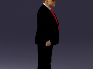 man in a silver suit 0371 3D 모델