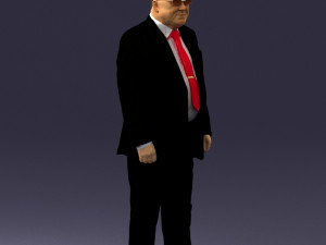 man in a silver suit 0371 3D 모델