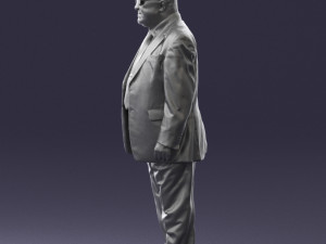 man in a silver suit 0371 3D 모델