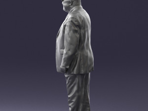 man in a silver suit 0371 3D 모델