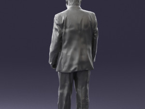 man in a silver suit 0371 3D 모델