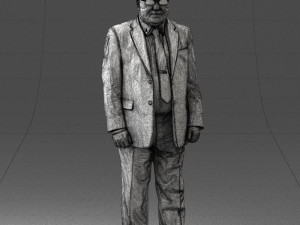 man in a silver suit 0371 3D 모델
