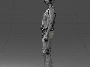 woman in red suit 0365 3d print ready 3D प्रिंट मॉडल