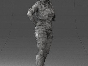 wonan in jeans dress 0353 3d print ready 3D-Druckmodell