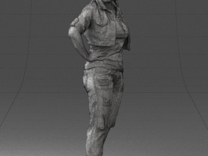 wonan in jeans dress 0353 3d print ready 3D-Druckmodell