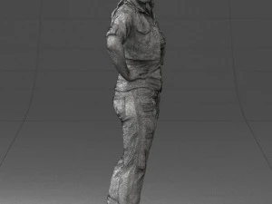 wonan in jeans dress 0353 3d print ready 3D Print Model