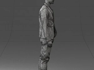 main in blue jacket 0357 3d print ready 3D Print Model