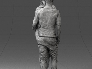 hugging young couple 0359 3D Model