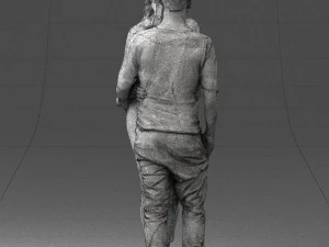hugging young couple 0359 3D Model