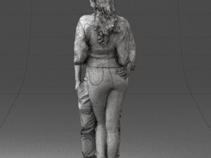 hugging young couple 0359 3D Model