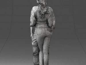 hugging young couple 0359 3D Model