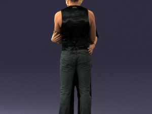hugging couple in black dress 0354 3d print ready Modèles 3D en vedette