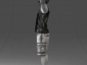 000120 Man with Arms Raised 0225 Model 3D