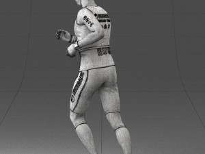 000124 Running man in tracksuit 0424 3dp 3D Принт Модель