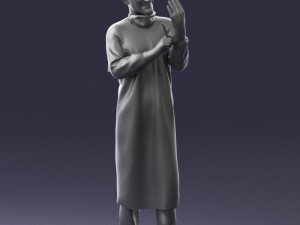 man in doctors clothes 0222 Modelo 3D