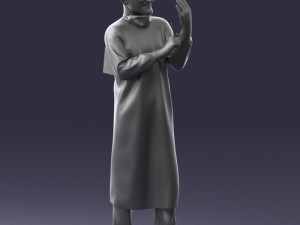 man in doctors clothes 0222 Modelo 3D