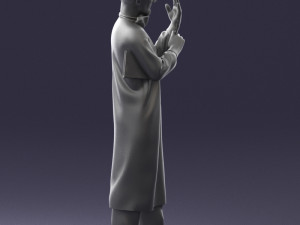 man in doctors clothes 0222 Modelo 3D