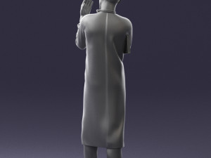 man in doctors clothes 0222 Modelo 3D