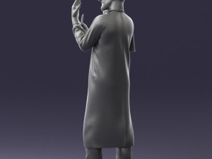 man in doctors clothes 0222 Modelo 3D
