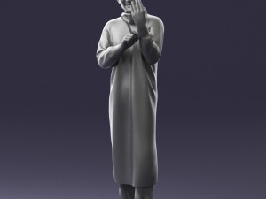 man in doctors clothes 0222 Modelo 3D