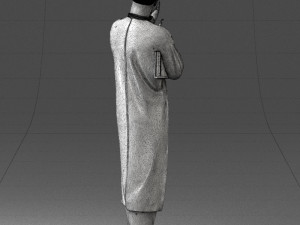 man in doctors clothes 0222 Modelo 3D