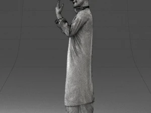 000339 Male Surgeon in Medical Uniform 0222 3D Model