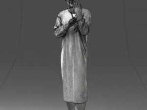 man in doctors clothes 0222 Modelo 3D