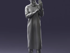 000339 Male Surgeon in Medical Uniform 0222 3dp 3D Print Model